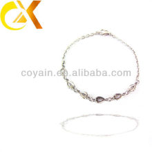 Stainless steel jewelry accesorries charm chain link sister friendship bracelet